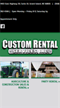 Mobile Screenshot of customrentalservices.net